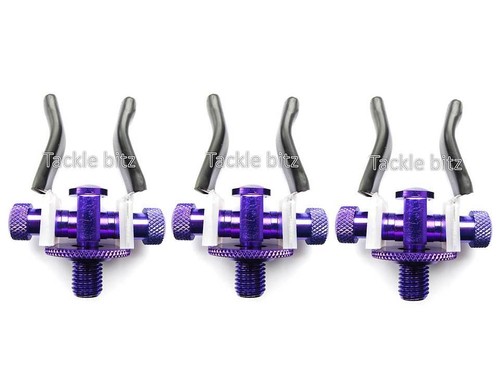 Purple Adjustable Fishing Tackle Rod Pod Butt Rest for Bite Alarms Bank Sticks - Picture 5 of 6