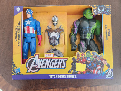 Marvel Avengers Titan Hero Series 12'' Venom Hulk Captain America NEW IN BOX