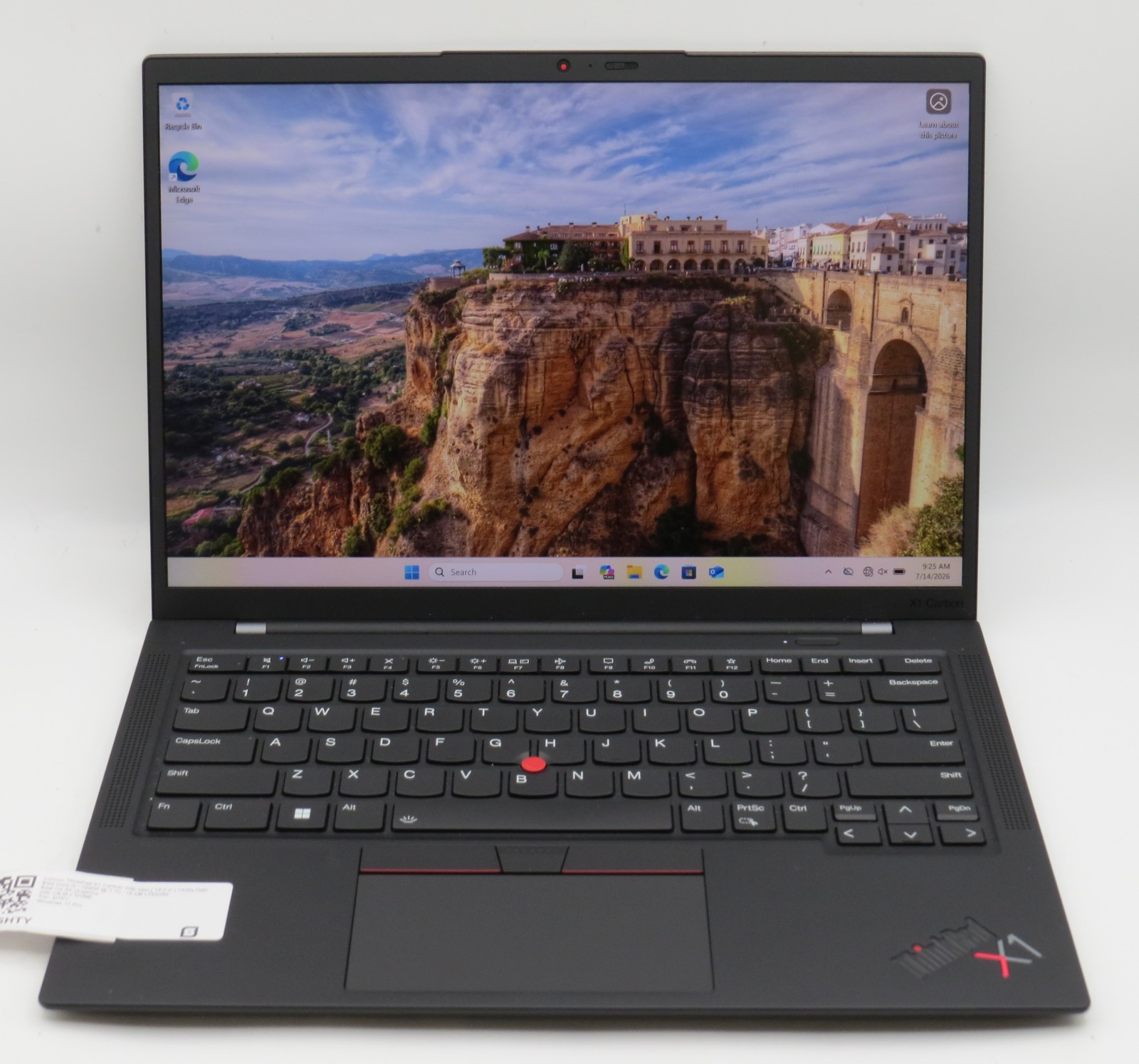 Lenovo ThinkPad X1, 14-Inch Laptop, with Intel Core i5 12th Gen., Windows 11 Pro