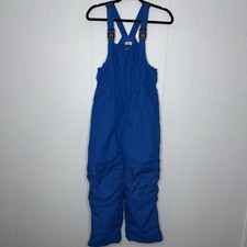 Lands  End Kid  s Squall Waterproof Insulated Iron Knee Snow Bibs Grow Alongs 14