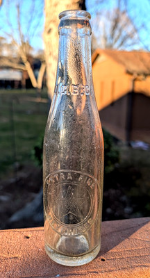ORANGE CRUSH SODA BOTTLE, OCBCo, GASTONIA, NORTH CAROLINA Embossed Star 7.5oz