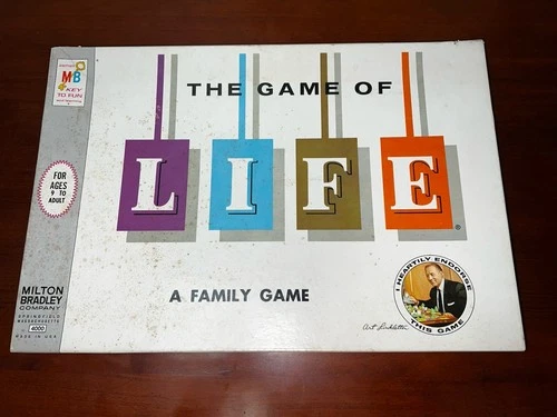 Vintage 1960 The Game of Life Board Game Milton Bradley Complete Classic USA