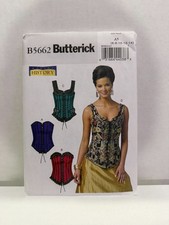 Butterick B5662 Sewing Pattern Making History Costume Corset Size 6-14 NEW UNCUT