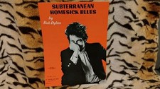 SUBTERRANEAN HOMESICK BLUES Original SHEET MUSIC BOB DYLAN (NOS) Near PRISTINE SUBTERRANEAN HOMESICK BLUES Original SHEET MUSIC BOB DYLAN (NOS) Near PRISTINE
