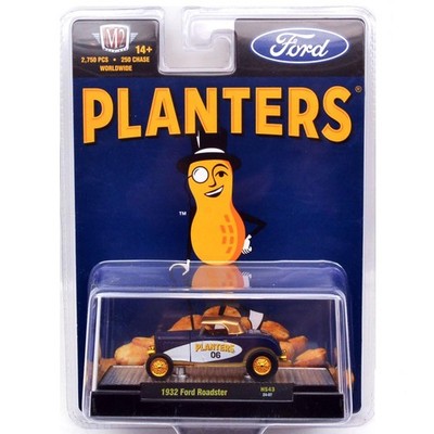 M2 Machines Maßstab 1:24 ''1932 Ford Roadster - Planters Mr. Peanuts Chase Auto