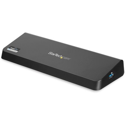 StarTech.com USB 3.0 Docking Station - 4K - HDMI / Dual Monitor, Black