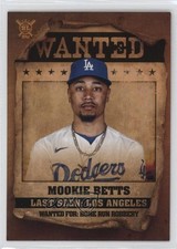 2021 Topps Big League Wanted Mookie Betts #WT-2 1o1f