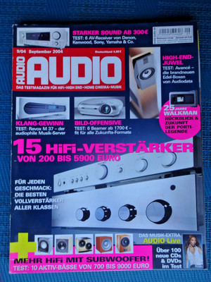 AUDIO 9/04,CANTON AS 50 SC,INFINITY BETA SW 12,TANNOY TS 10,NUBERT AW 1000,REVOX