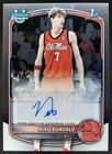 2025-26 Bowman Niko Bundalo Chrome Auto 1st Prospect Rebels MS2