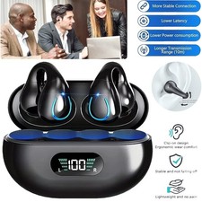 Wireless Bluetooth 5.3 Earbuds with LED Display Charging Case for iPhone Android