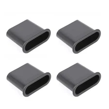 CCeCCe 4 Pack Speaker Port Tubes Flat-Shaped 110x30mm Sound Box Air Vent Refl...