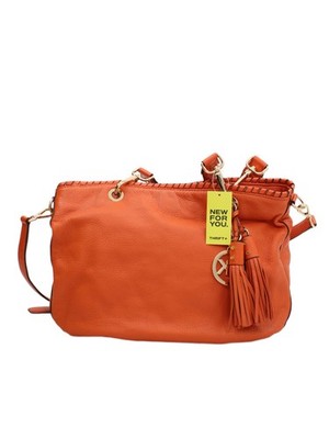 Michael Kors Tasche Damen Orange 100% Leder Schultertasche