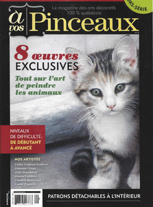 REVUE A VOS PINCEAUX 8 OEUVRES EXCLUSIVES TOUT SUR L'ART DE PEINDRE LES ANIMAUX
