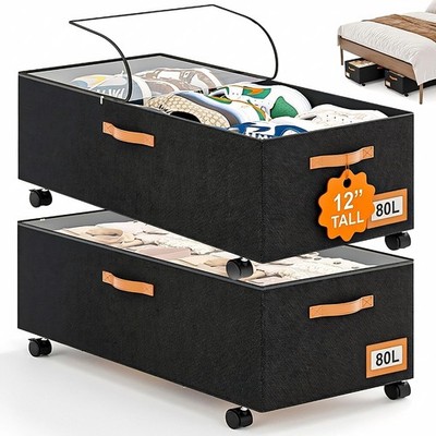 Rolling Under Bed Storage 12''