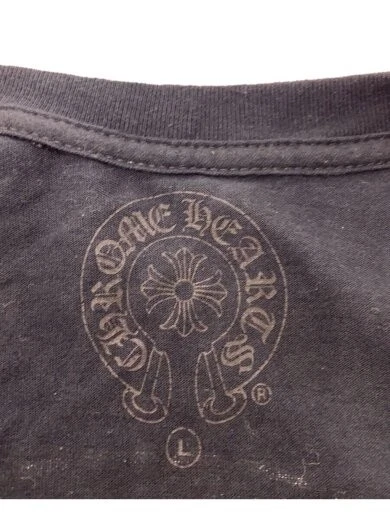 T shirt CHROME HEARTS CH più tasche L cotone BLK