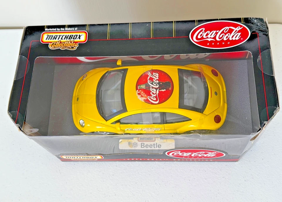 1999 Matchbox Collectibles Coca-Cola VW BEETLE Approx 1/20 Scale Diecast, NEW - Image 4 of 4