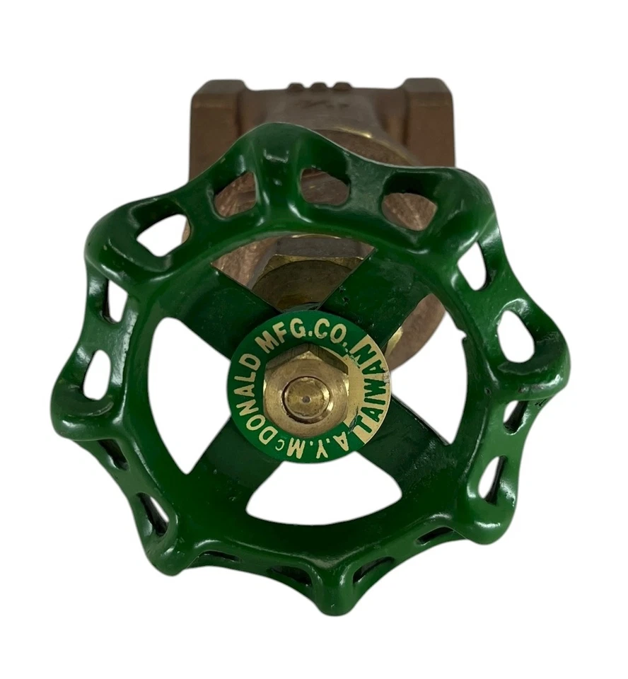 A. Y. McDonald Brass Full Port Gate Valve 1-1/2" FPT 72038T Series - 5421-213 - Image 4 of 4