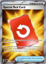 Pokemon CHAOS RISING Holo SPECIAL RED CARD 113/086 NM