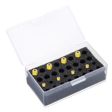 Batteries Organizer Storage Box, Case Holder for 16 x AA, 16 x AAA
