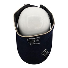 Sam's ST Navy Blue E Logo Adjustable One Size Fits All Wool Blend Visor Cap