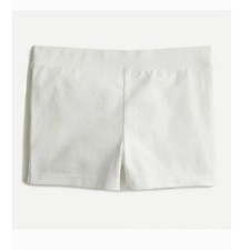 NWT J. Crew Crewcuts Girls White Tumble Shorts Biker 10