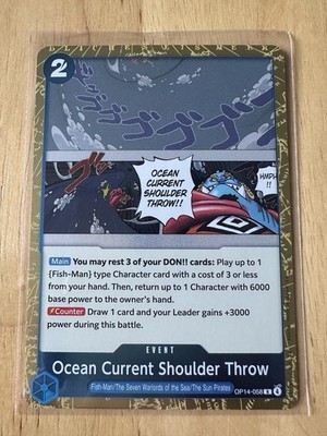 Ocean Current Shoulder Throw OP14-058 RARE ENGLISH