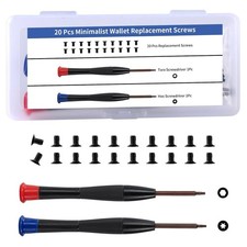 Screws Replacement Compatible with Ridge Wallets for Men, 22 Pcs Upgraded Wallet