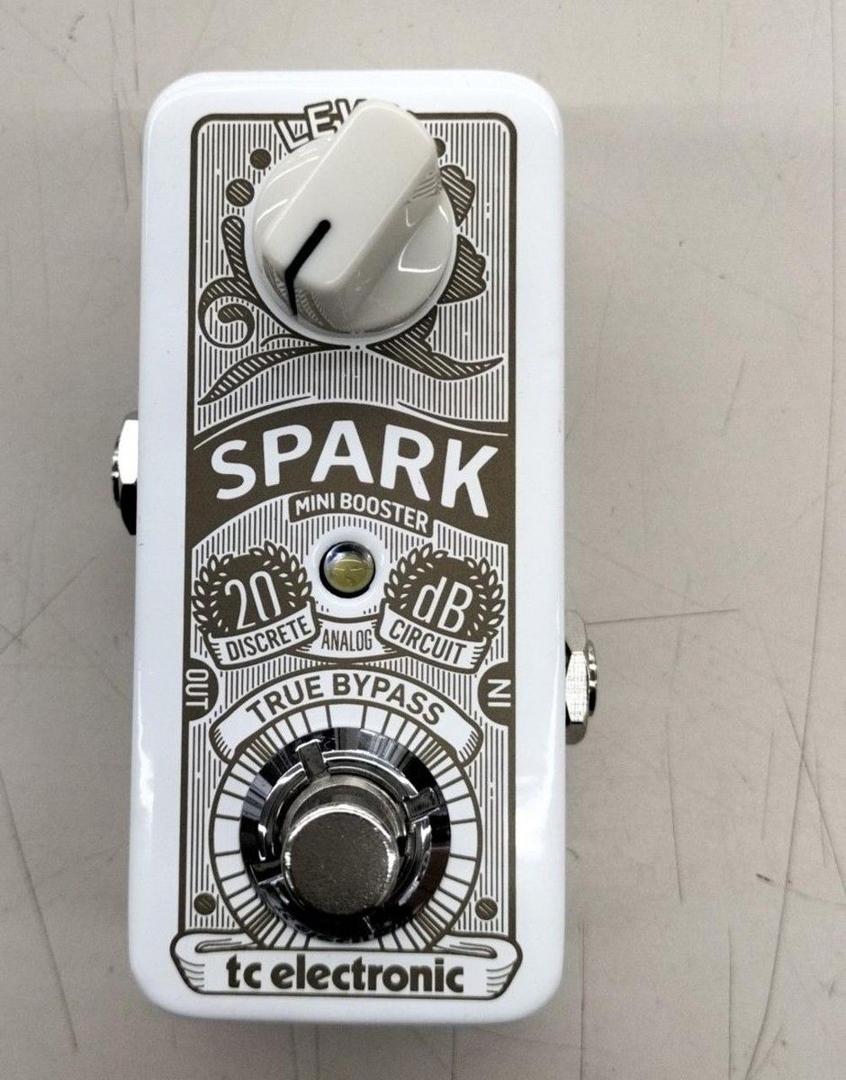 TC Electronic Spark Mini Booster Pedal – 20dB Clean Boost for