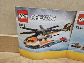 Lego Creator Transport Chopper 3 in 1 7345 Complete Set