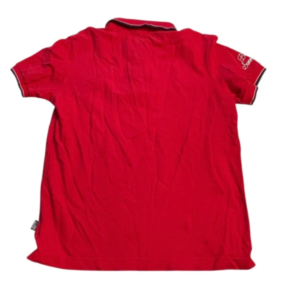 Snoopy Baseball Camp Polo Shirt by Schulz Kids 14 Peanuts '12 Italy Embroidered - Image 3 of 4