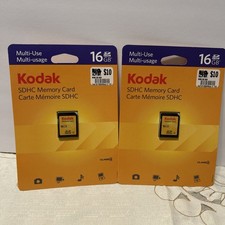 Two 2012  SDHC Memory Cards 16 GB