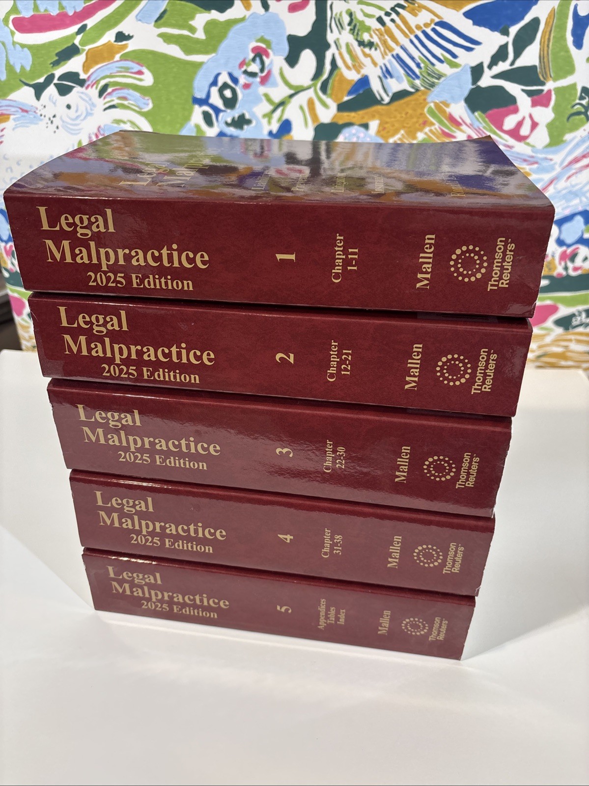 Legal Malpractice 2025 Edition Thomson Reuters Complete Law Books Set Vol. 1-5