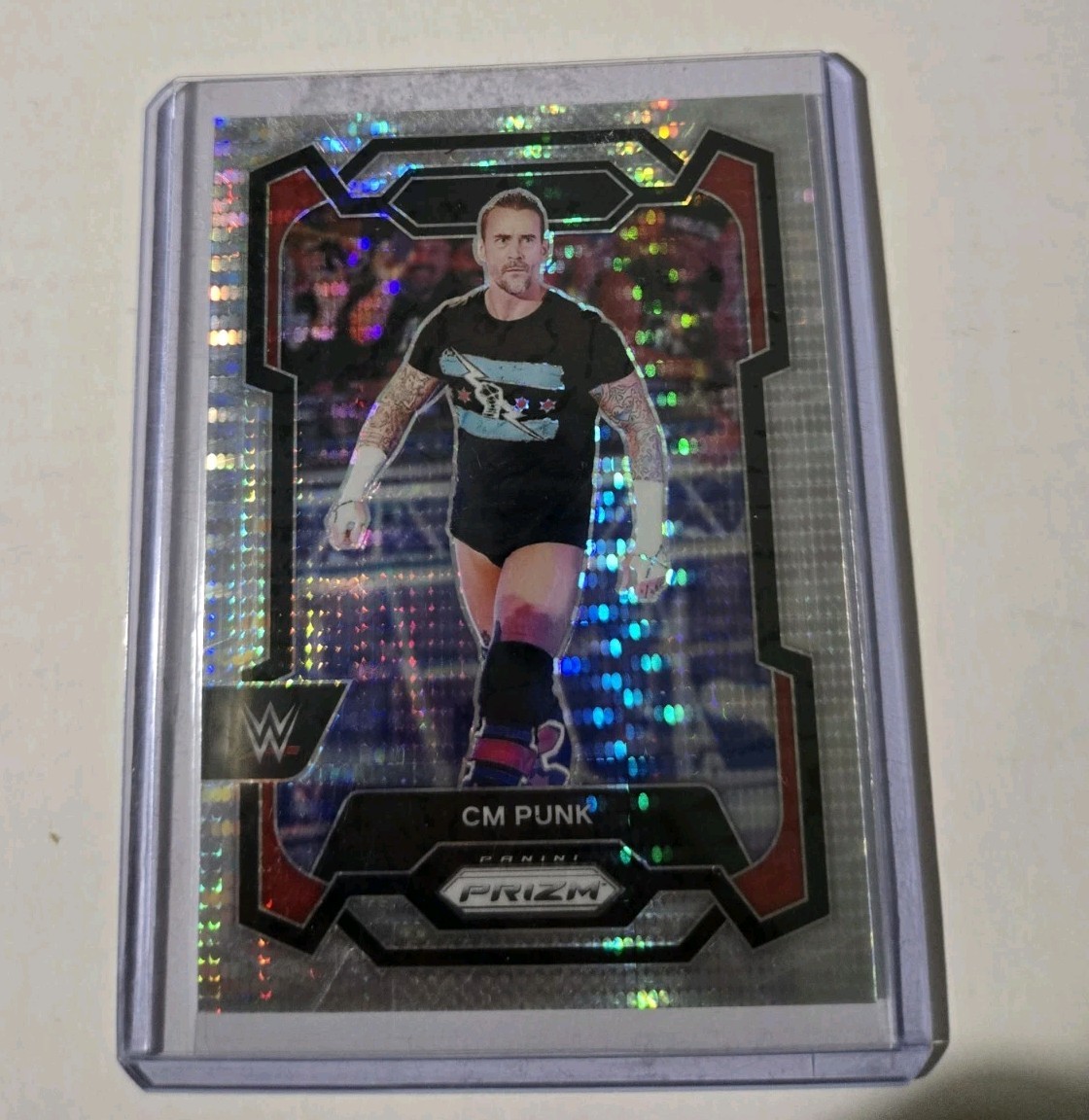 CM PUNK 2024 PANINI PRIZM WWE WRESTLING PULSAR /499 #122