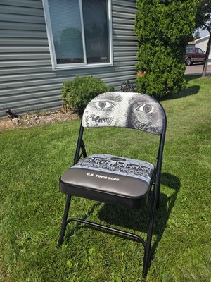 Authentic Post Malone Collectible VIP Chair from Big Ass Stadium Tour