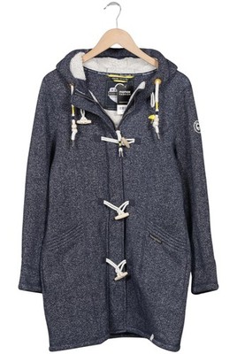 Schmuddelwedda Mantel Damen Jacke Parka Gr. M Baumwolle Marineblau #2amf9eb