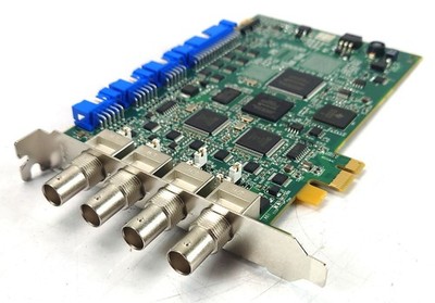 Matrox Morphis Dual MOR2VDE/84* Frame Grabber Analog 2 Decoder PCIe x1 4x BNC
