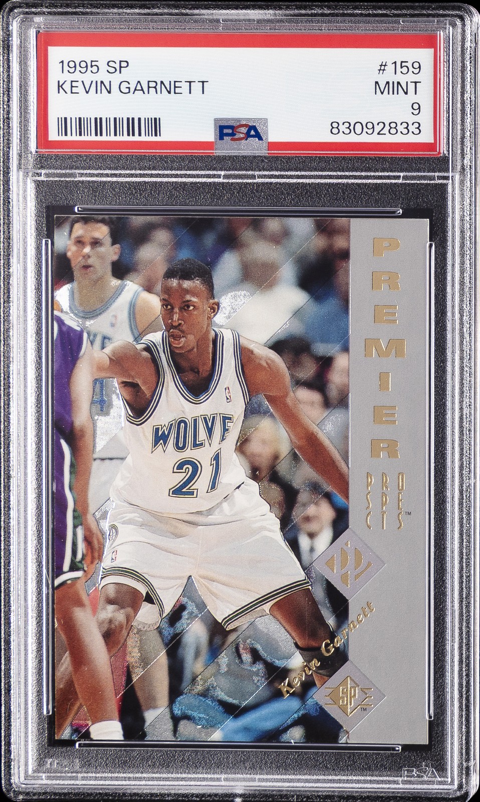 1995 SP #159 KEVIN GARNETT ROOKIE RC PSA 9