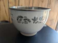 VTG Hamilton Beach Replacement 6.25" Enameled Stainless Steel Mixing Bowl USA