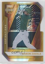 2021 Panini Elite Extra Edition Aspirations Gold Die-Cut 17/24 Aaron Zavala 0tw4