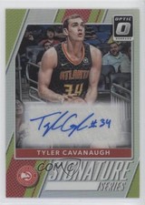 2017 Panini Donruss Optic Signature Series Holo Prizm Tyler Cavanaugh Auto nd3