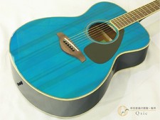 Yamaha FS820 TQ Acoustic Guitar Turquoise Compact Folk Body Good Condition