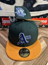 New Era Exclusive Oakland Athletics A’s Supreme Jacket Metallic 7 3/8 Grail
