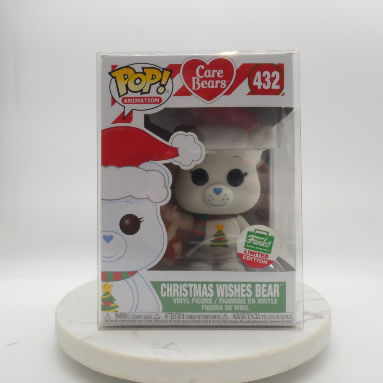 Funko Pop! Care Bears - Christmas Wishes Bear 432 - Funko Edición Limitada Blanco