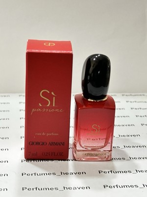 Giorgio Armani Si Passione Eau De Parfum mini Splash 0.24 oz / 7ml  With Box