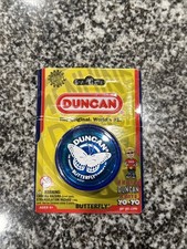 Duncan Butterfly Yo-Yo, Blue Brand New Factory Sealed