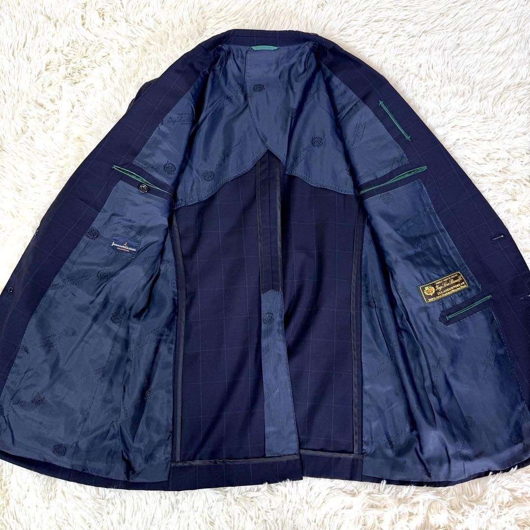 Loro Piano カシミヤ混　テーラードジャケット　ネイビー　大きめ　L Janecostellazione Loro Piana Tailored Jacket Navy Size 98A8
