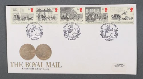 MayfairStamps Great Britain FDC 1984 Strip Historical Postal Events First Day Co