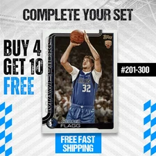 2025-26 Topps Basketball Cards 201 - 300 Base Singles You Pick Complete Your Set