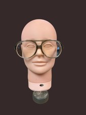 Vintage AOSafety OC850 Z87 American Optical Brown Fade Aviator Glasses 60-11-145