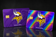 Minnesota Vikings Credit Debit Card Skin Decal NFL Football Vinyl Sticker Sports